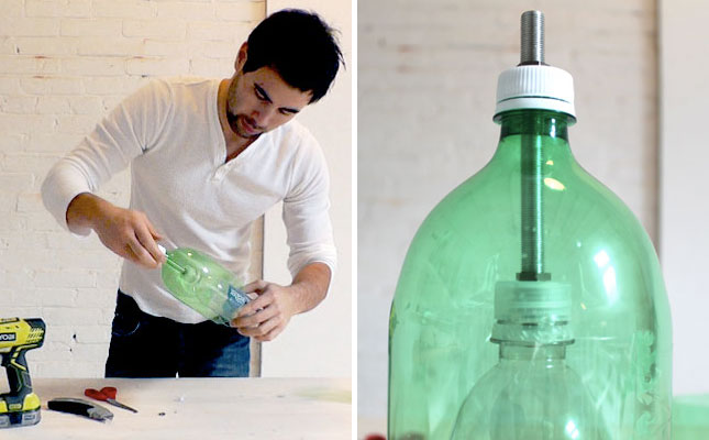 Светильник из пластиковой бутылки