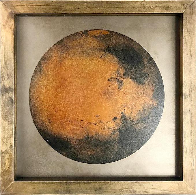 Как Барри Абрамс создает портреты Марса из реальной ржавчины